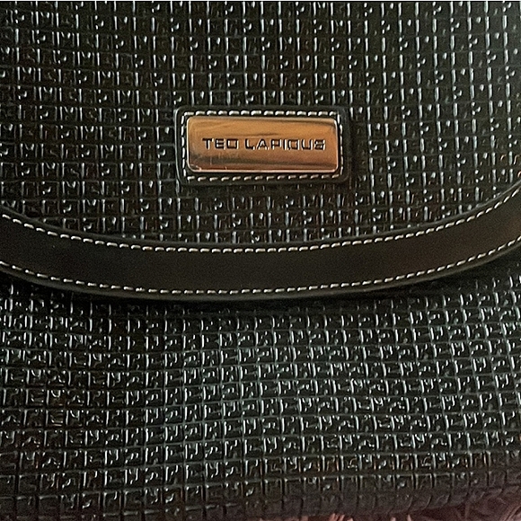 TED LAPIDUS AUTHENTIC VINTAGE 1970 ITALIAN LEATHER CROSSBODY RARE FIND EUC - Picture 2 of 7